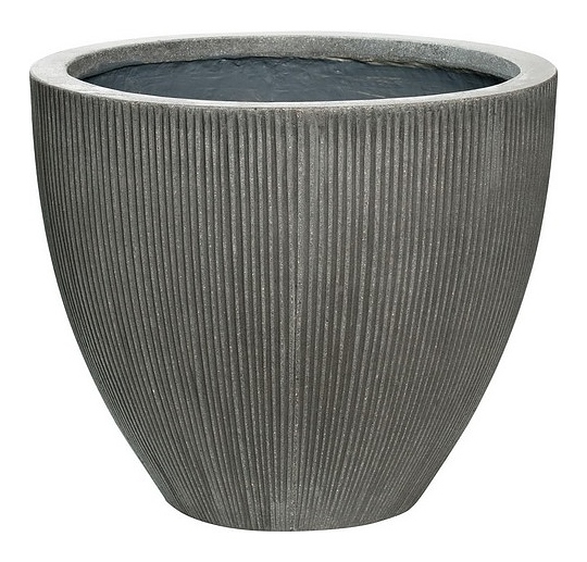 Кашпо Pottery Pots JESSLYN (41,5х34,5 см) темно-серое