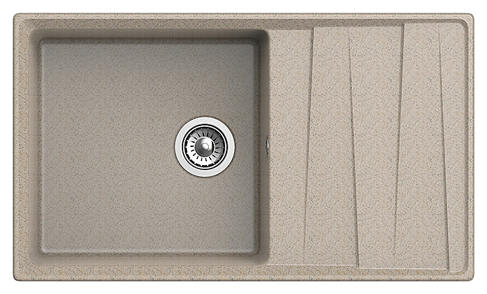 Кухонная мойка GranFest Level GF-LV-860L песочный