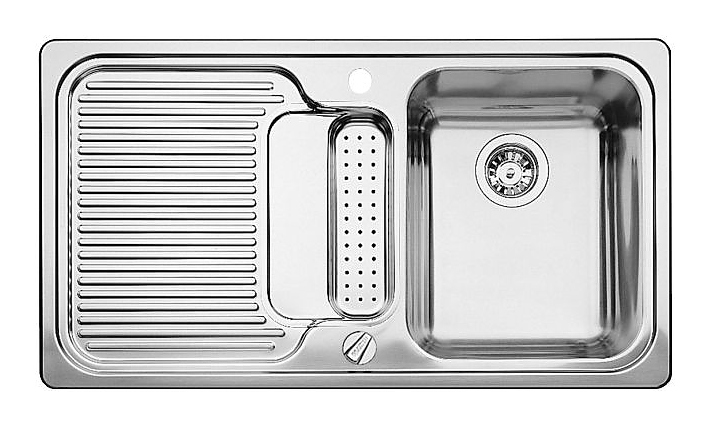 Мойка Blanco CLASSIC 5 S-F сталь (вентиль-автомат)