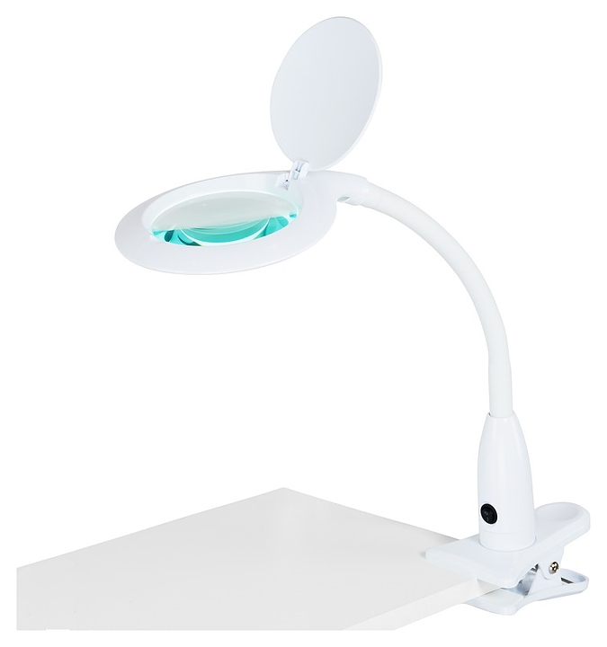 Лампа-лупа IRISK Professional EVABOND П155-01, светодиодная бестеневая, на струбцине