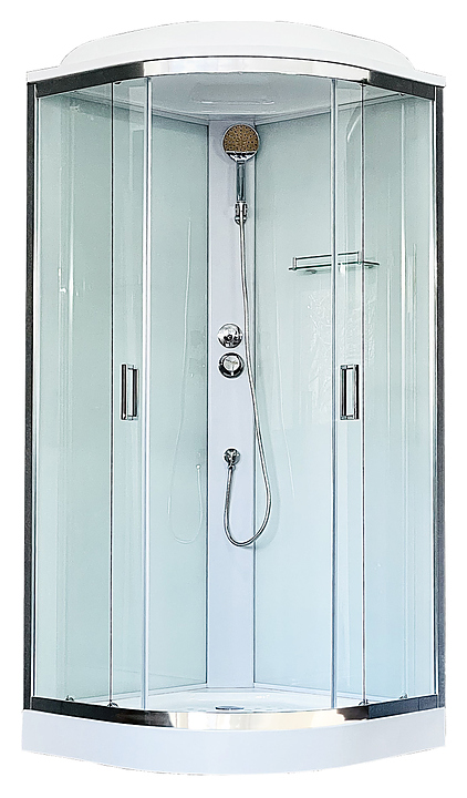 Душевая кабина Royal Bath RB90HK5-WT-CH 90х90 см