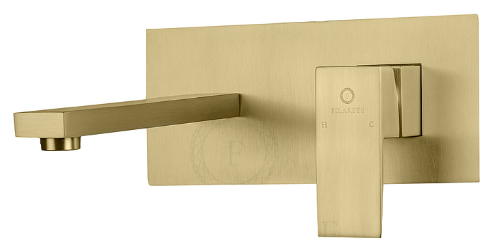 Смеситель для раковины FILARETE Fing FL4040MG, матовое золото
