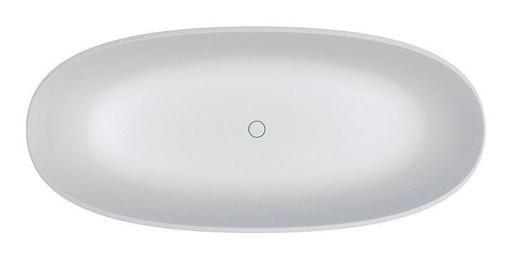 Ванна RIHO OVAL 160х72 см, искусственный камень