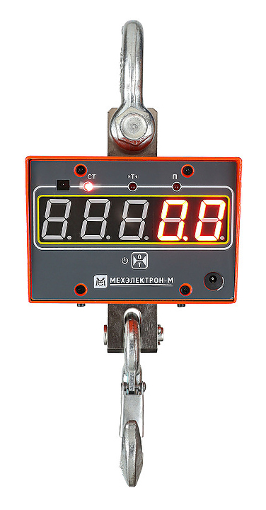 Крановые весы Мехэлектрон-М ВКМ-XVII-1000-Д МК1 LED (аккумулятор) оранжевый