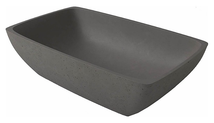 Раковина Holbi Titan Nano Concrete 59х36 см, бетон