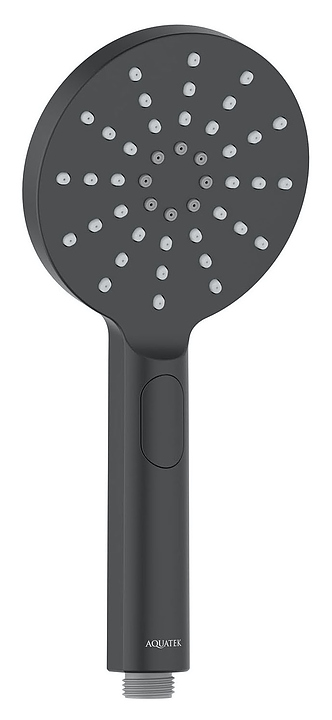 Душ ручной Aquatek Оберон Select 130 3 jet AQ2006MB черный матовый