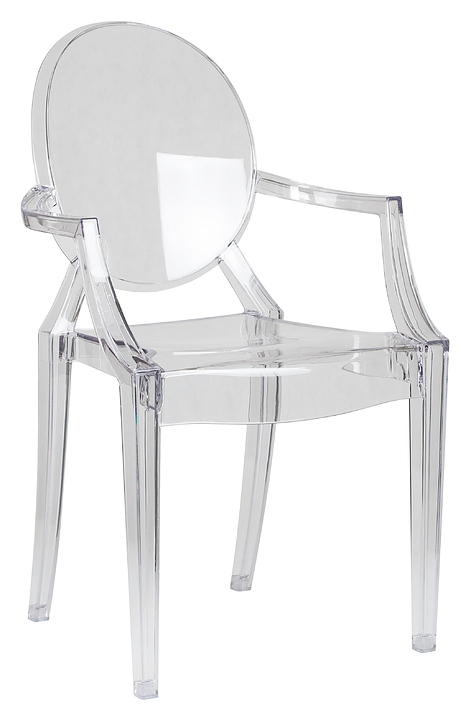 Стул обеденный DOBRIN 801-LMZL LOUIS GHOST (прозрачный)
