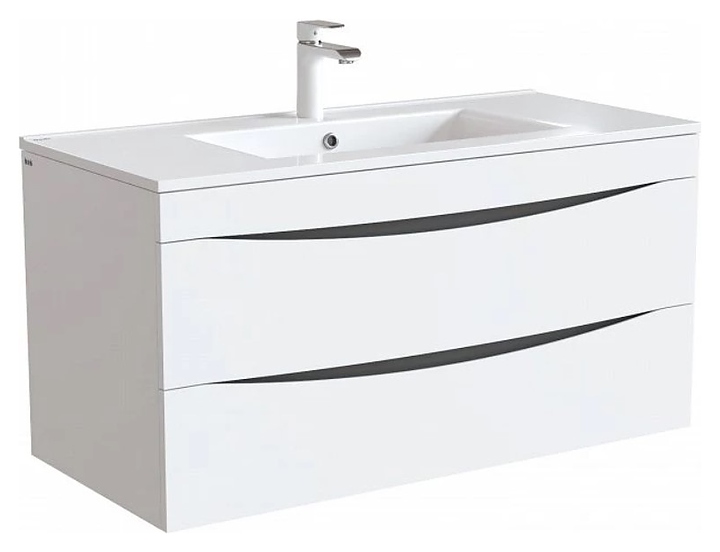 Тумба подвесная с раковиной IDDIS Cloud 100 CLO10W1i95K