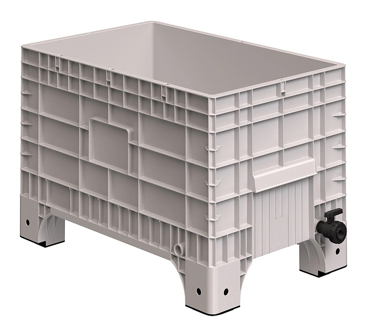 Контейнер iPlast iBOX 11.605 1020x640x675 мм на ножках, с краном