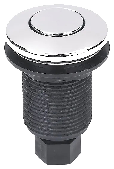 Кнопка пневматического управления In Sink Erator Air Switch 9575, хром, накладка сталь