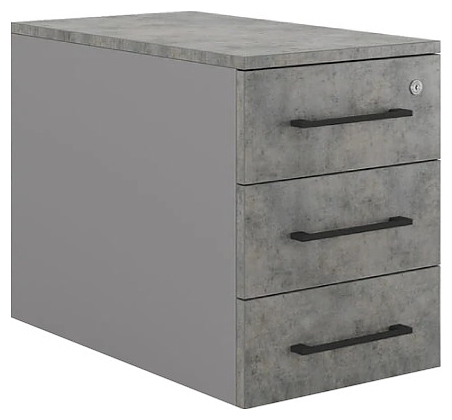 Тумба приставная КОБОР TS3-40/60 aluminum/chicago