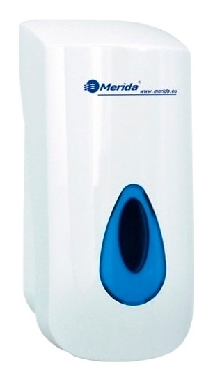 Дозатор для жидкого мыла Merida TOP III DTN301 картриджный с синей каплей