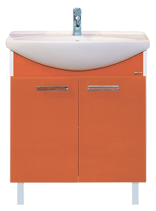 Тумба под раковину Misty Джулия 75 72,4х82,5 см, оранжевая