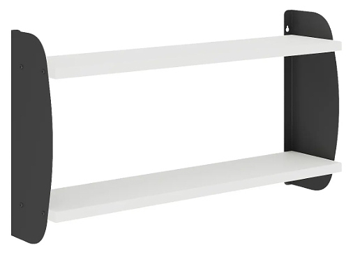 Полка КОБОР S2-80/20 black/premium