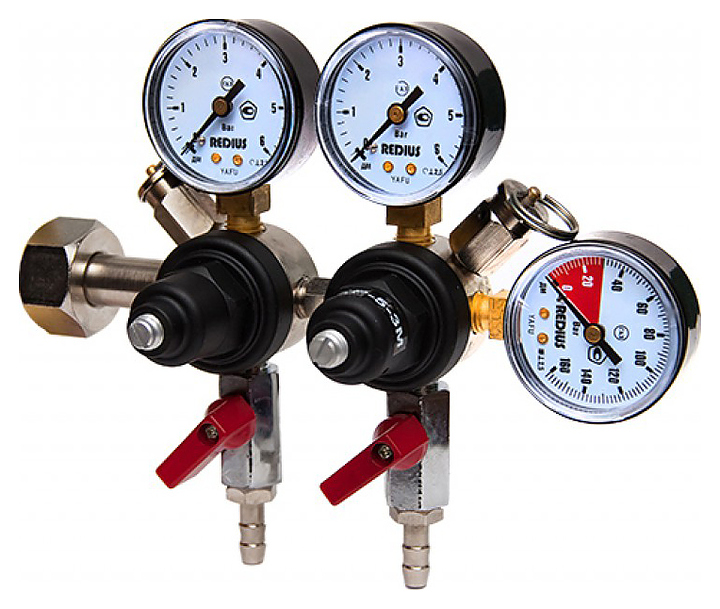 Редуктор СО₂ Redius УР-5-3М-212