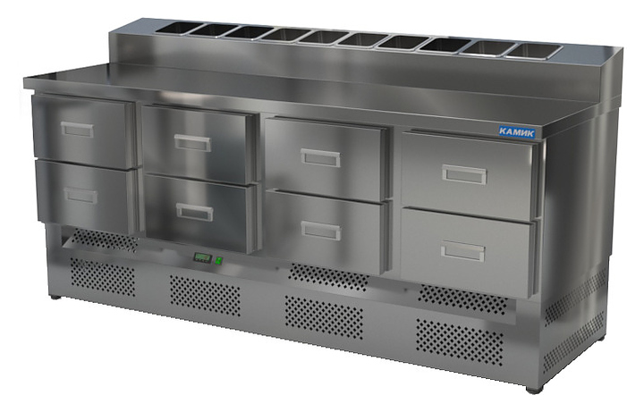 Стол холодильный для пиццы КАМИК СОПН-082073