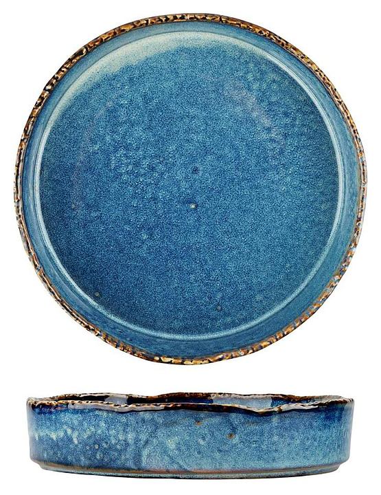 Тарелка с бортом P.L. Proff Cuisine Aqua Blue 81222278 20,8 см