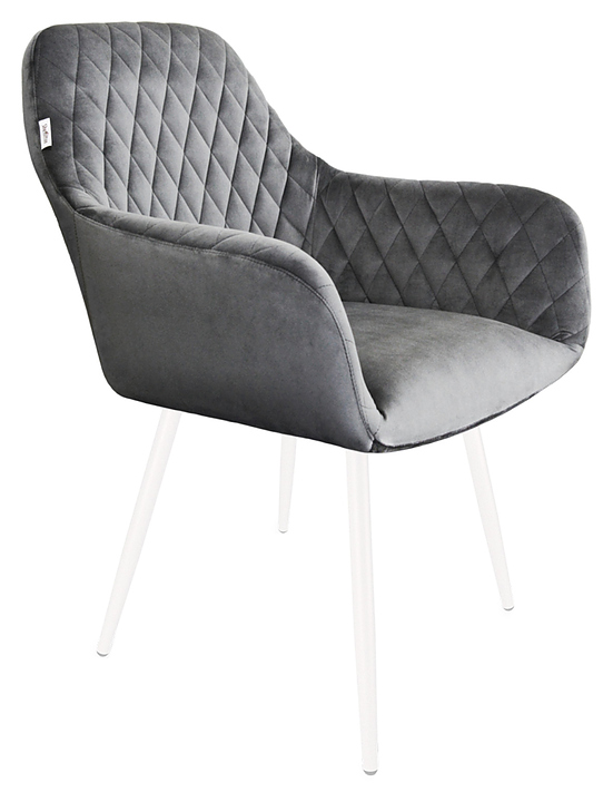 Стул барный Sheffilton SHT-ST38/S95-1 угольно-серый / белый муар