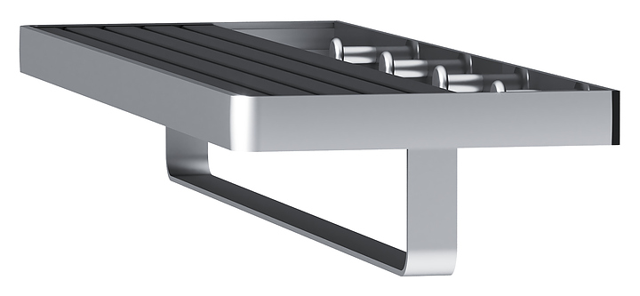 Полка для полотенец Damixa Jupiter DA7737700 хром, черный