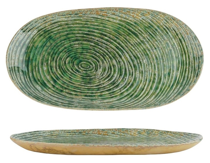 Блюдо для подачи P.L. Proff Cuisine Green Frutti di Mare P.L. [1] QB23156009 33х17 см