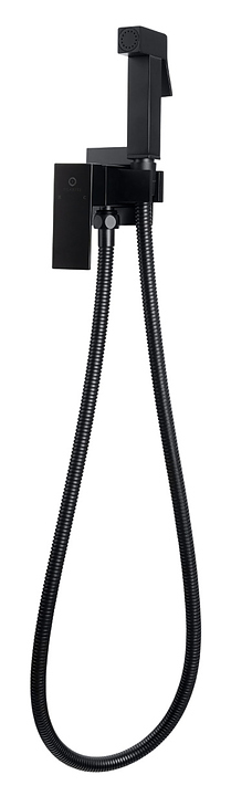 Душ гигиенический со смесителем FILARETE Fing FL101BL, черный матовый