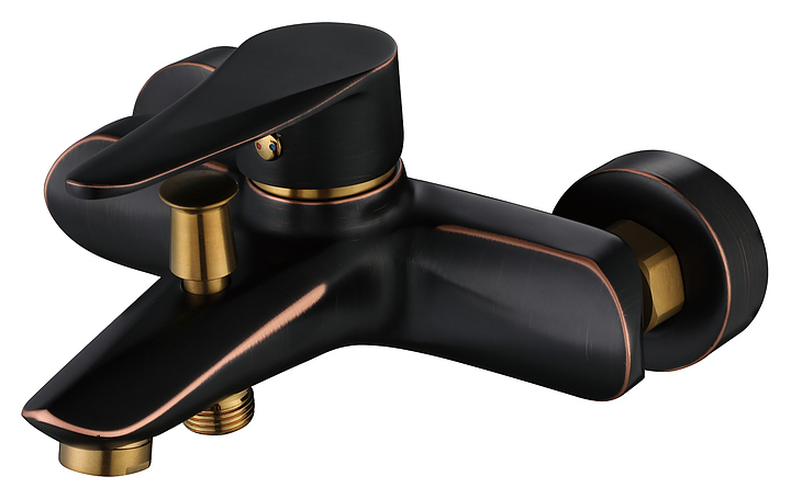 Смеситель для ванны с душем Профсан Steel Black ПСМ 301-1 черный, бронза