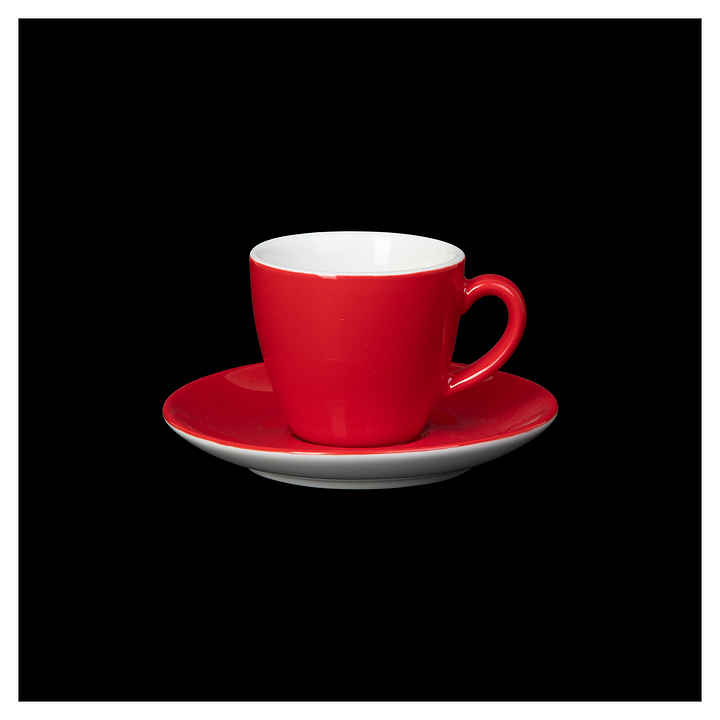 Кофейная пара Corone Gusto 90 мл красная