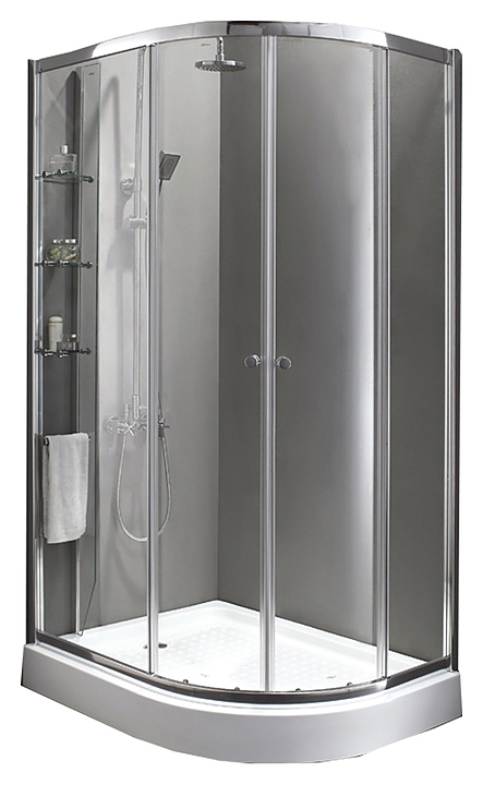 Уголок душевой CEZARES ANIMA-W-RH-2-120/100-C-Cr-L 120х100х200 см