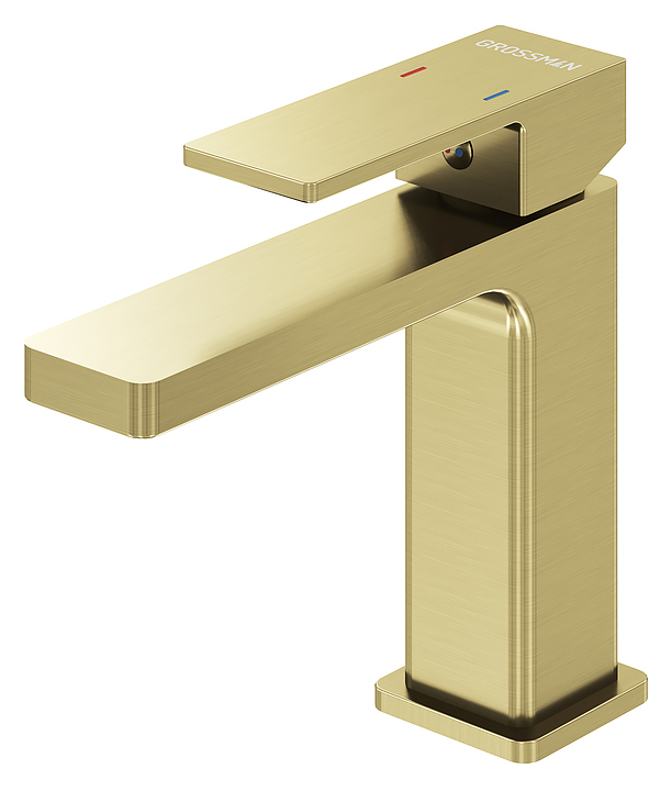 Смеситель для раковины Grossman Style 510.K35.05.320 золото сатиновое