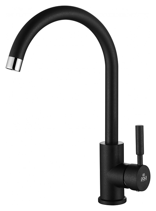 Смеситель для раковины Paulmark Holstein Ho212063-418 черный металлик