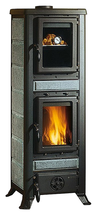 Дровяная печь-камин La Nordica Fulvia Forno Natural Stone