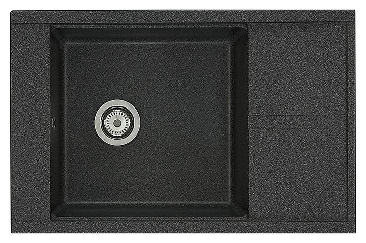 Кухонная мойка AQUATON Делия 1A715132DE210 78 графит