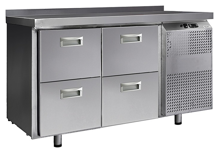 Стол холодильный Finist СХС-600-0/4 (борт, боковой холодильный агрегат)