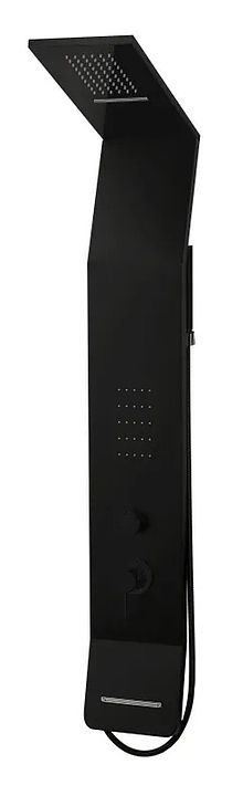 Панель душевая гидромассажная Taliente Amato TA-G-A06B/Bb+s с изливом, черный