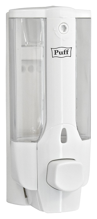 Дозатор жидкого мыла Puff 8101 380 мл с замком (АБС-пластик) белый