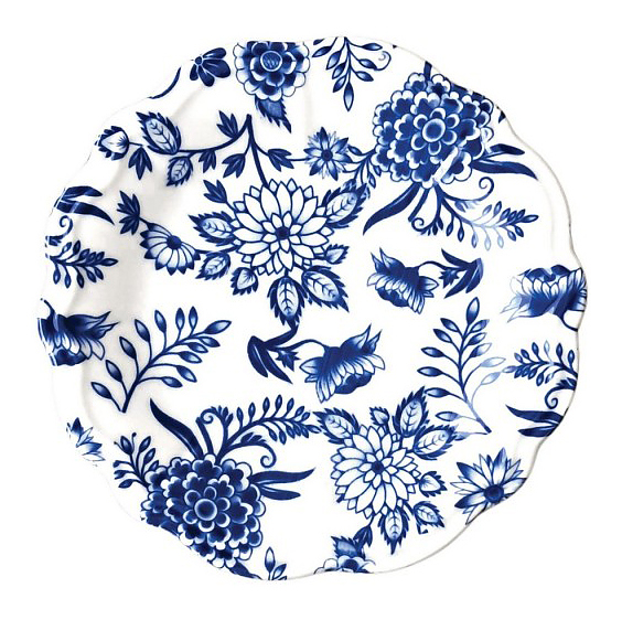 Тарелка основная ID Fine Herba Blue FLY21DZ-ID1035 21 см