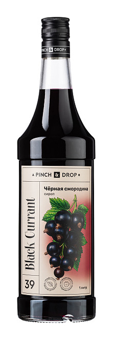 Сироп Pinch&Drop 05033011 Чёрная смородина 1 л (бутылка стекло)