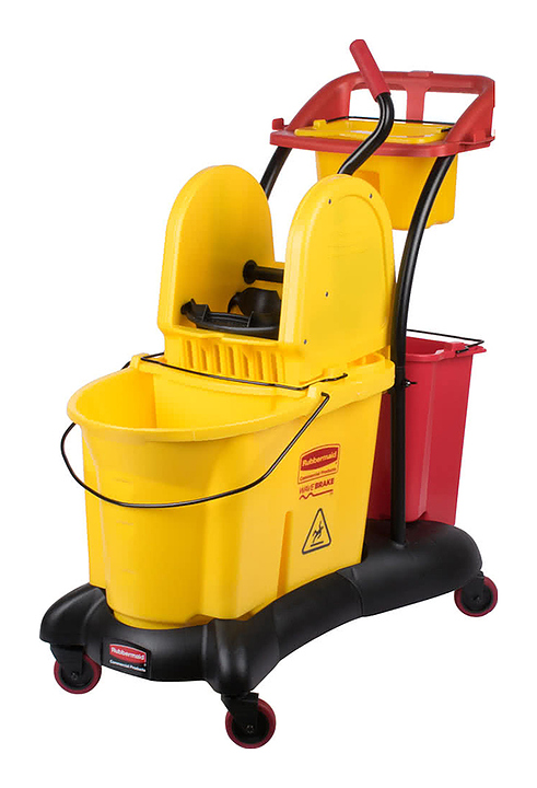 Тележка для уборки Rubbermaid FG777700YEL