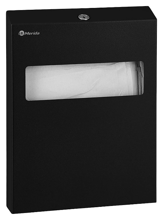 Диспенсер гигиенических покрытий на унитаз Merida STELLA R BLACK GSC001.R (нерж. сталь) черный