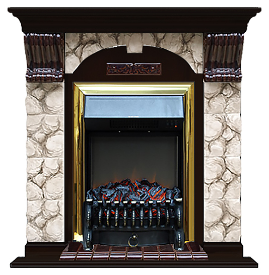 Камин Glenrich Арочный Fobos BR Карелия венге