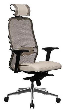 Кресло Метта Samurai SL-3.041 MPES, светло-бежевое / темно-бежевое