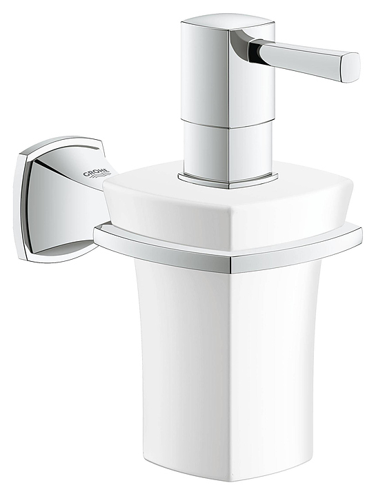 Дозатор жидкого мыла с держателем Grohe Grandera 40627000 хром
