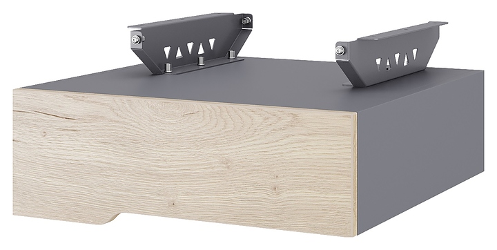 Тумба подвесная КОБОР T-1 graphite/natural