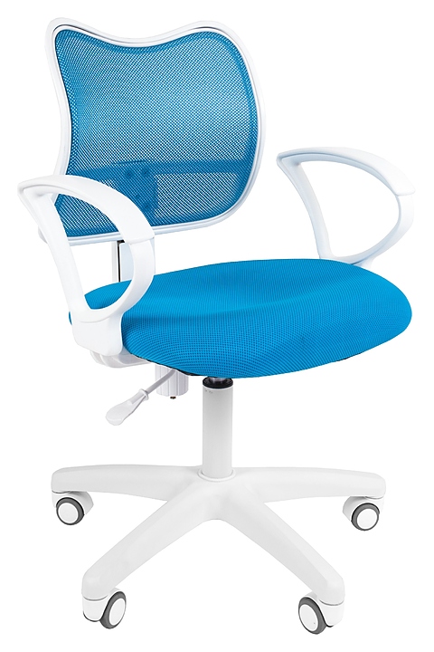 Кресло офисное Chairman 450 LT WHITE, голубое