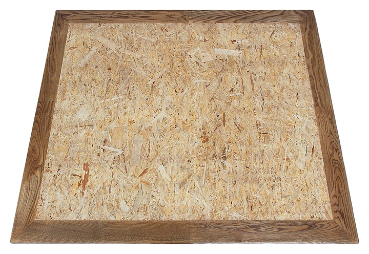 Столешница Sheffilton SHT-TT 100/120 (дуб / ОСП) прямоугольная брашированный коричневый дуб / прозрачный лак