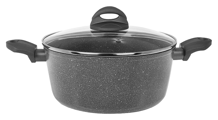 Кастрюля Kitchenstar G121FAK-0524 с крышкой 24 см