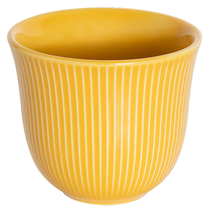 Чашка Loveramics Brewers Embossed Tasting Cup Latte&Cappuccino C099-41BYE 250 мл, желтый