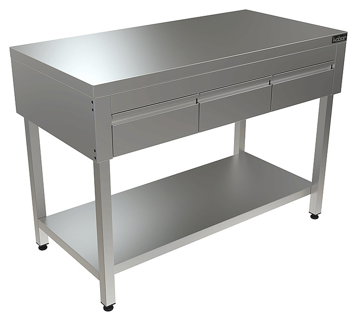 Стол с выдвижными ящиками КОБОР СПЯ-90/60/П