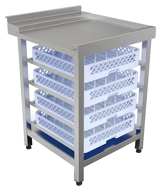 Стол для посудомоечной машины КОБОР СПМ/3-60/70/П