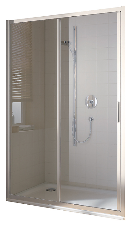 Дверь душевая Kermi CADA XS CK G2L 12520 VPK 126х200 см, 2-створ. раздвиж. с фикс. панелью слева